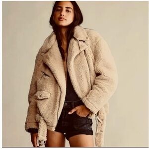 Free People So Cozy Slouchy Moto Jacket